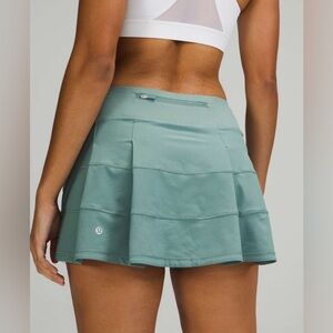 Lululemon Pace Rival Mid Rise Skirt in Tidewater Teal